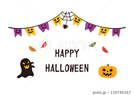 ハロウィン素材2025-8ベク 130740387