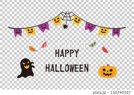 Halloween Material 2025-8 Vector 130740387