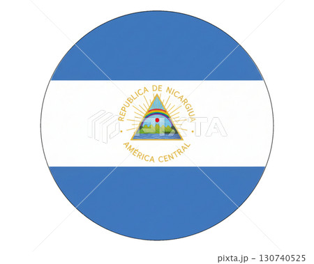 flag of Nicaragua round flag of Nicaragua round 130740525