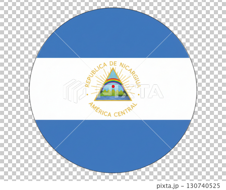 flag of Nicaragua round flag of Nicaragua round 130740525