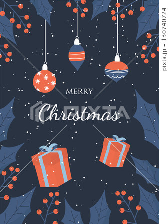 Christmas card design Christmas card design 130740724