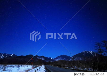 満天の星空　奥日光　日本ロマンチック街道 130742384
