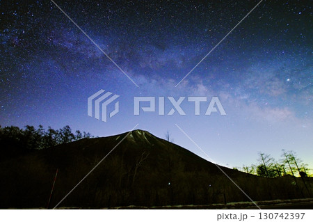 天の川/奥日光 戦場ヶ原 男体山 天の川/奥日光 戦場ヶ原 男体山 130742397