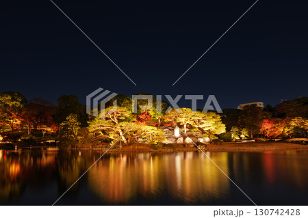 後楽園・六義園紅葉ライトアップ 後楽園・六義園紅葉ライトアップ 130742428