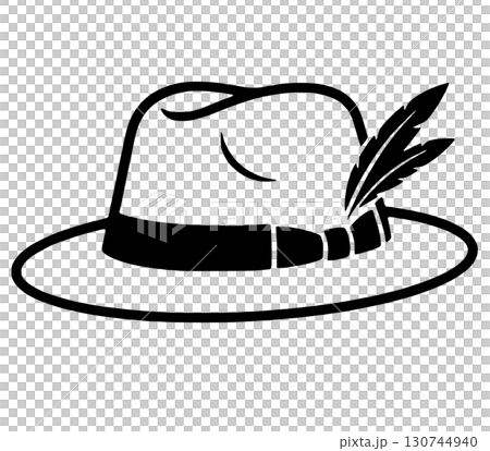 hat with flower icon, simple style hat with flower icon, simple style 130744940