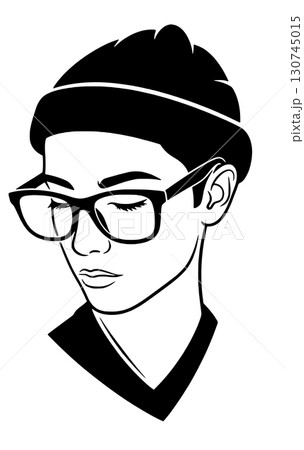 man with beard mustache 130745015