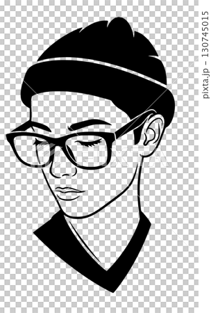 man with beard mustache 130745015