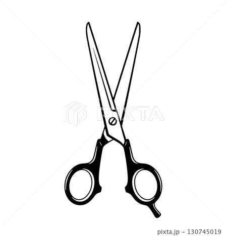 scissors icon vector sign symbol for design 130745019