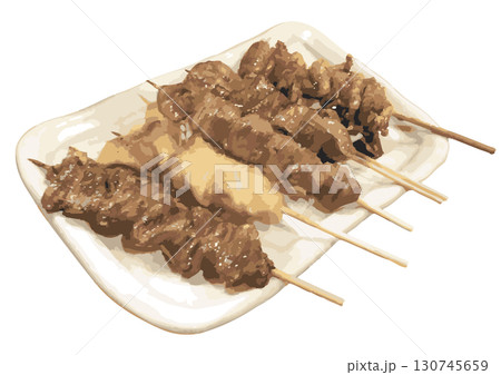 焼き鳥の盛り合わせ 130745659