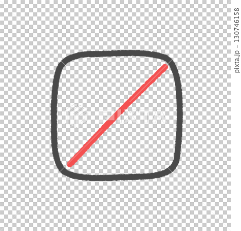 Checkboxes with red lines - Handwritten to-do list images of completed, canceled, and unapproved items Checkboxes with red lines - Handwritten to-do list images of completed, canceled, and unapproved items 130746158