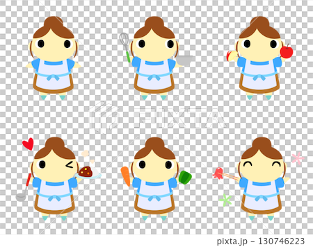 Housewife icon set cooking Housewife icon set cooking 130746223