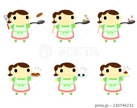 主婦のアイコンセット 料理 主婦のアイコンセット 料理 130746232