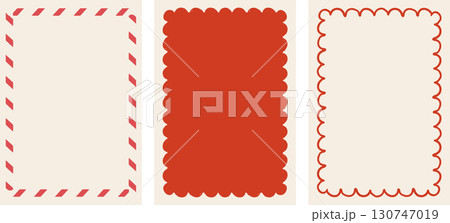 Christmas frames. Hand drawn Christmas background set, cards, banners, prints. Vector art and Christmas frames. Hand drawn Christmas background set, cards, banners, prints. Vector art and 130747019