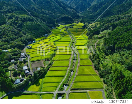 三股町長田空撮　夏 130747824