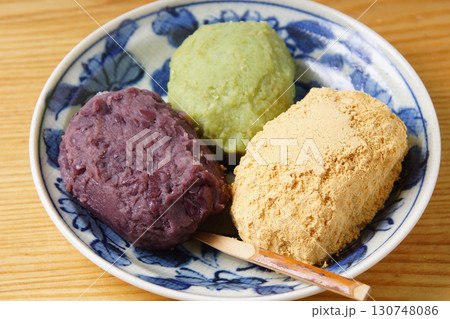 三色おはぎ 三色おはぎ 130748086