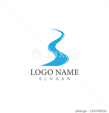 creek logo design icon vector template creek logo design icon vector template 130748516