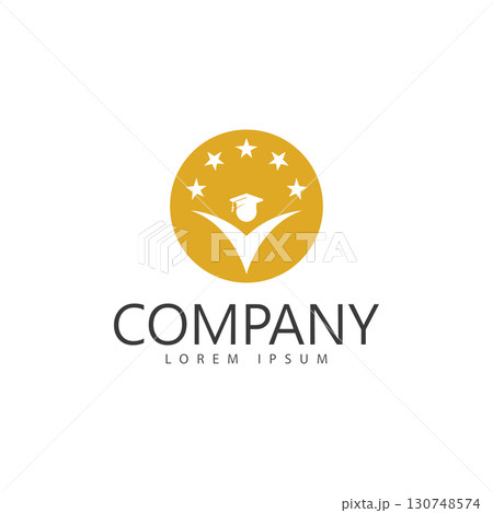 toga college university school education vector logo design template 130748574
