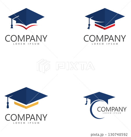 toga college university school education vector logo design template 130748592