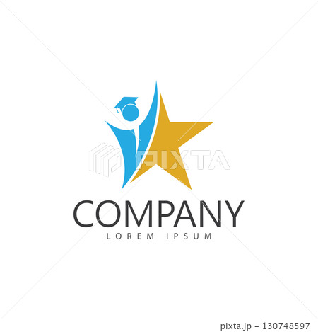 toga college university school education vector logo design template 130748597