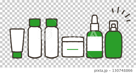 基本化妝品的插圖 130748866