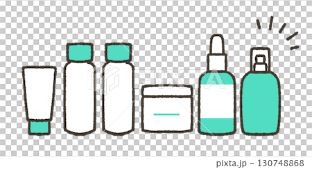 基本化妝品的插圖 130748868