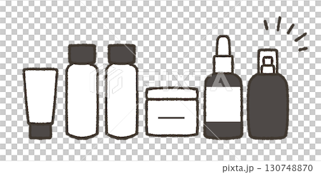 基本化妝品的插圖 基本化妝品的插圖 130748870