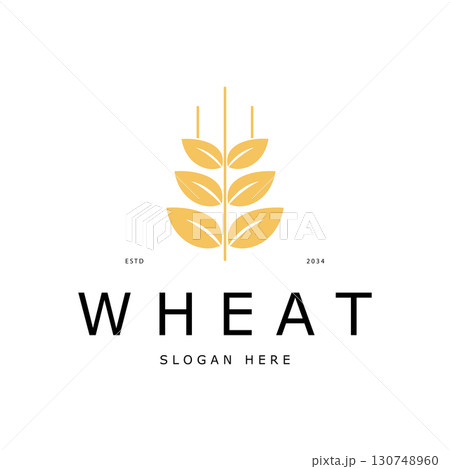 Agriculture Wheat logo template vector icon design Agriculture Wheat logo template vector icon design 130748960