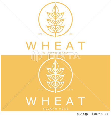 Agriculture Wheat logo template vector icon design Agriculture Wheat logo template vector icon design 130748974