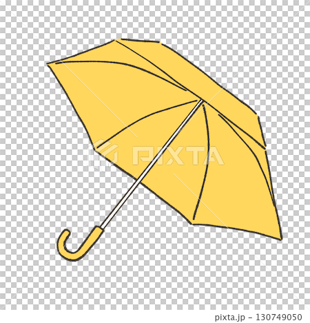 白色背景上的雨傘插圖 白色背景上的雨傘插圖 130749050