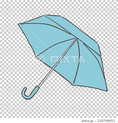白背景の傘のイラスト 白背景の傘のイラスト 130749051