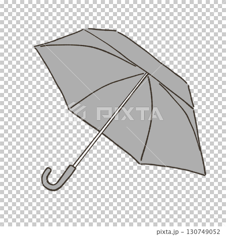 白背景の傘のイラスト 白背景の傘のイラスト 130749052