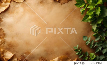 Aged paper background with soft shadows, creating a vintage texture effect Aged paper background with soft shadows, creating a vintage texture effect 130749618