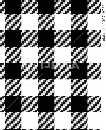 classic black and white checkered gingham pattern fabric for textiles and upholstery 130749775