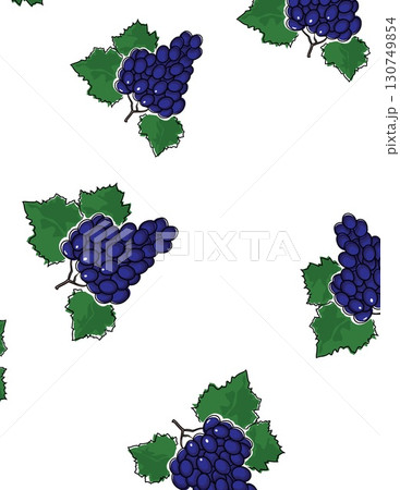 cluster of dark purple grapes with green leaves on a white background cluster of dark purple grapes with green leaves on a white background 130749854
