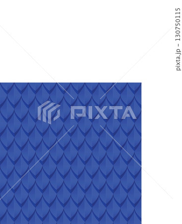 close-up of vibrant blue fish scales with intricate pattern and texture 130750115