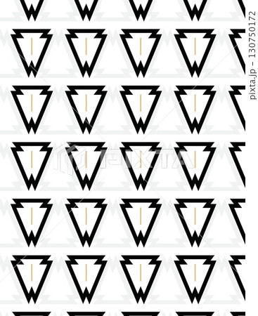 repeating geometric black and white arrow pattern with triangles and chevrons repeating geometric black and white arrow pattern with triangles and chevrons 130750172