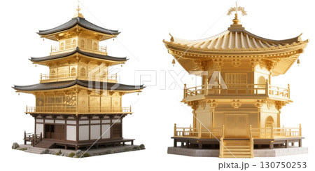 金閣寺をイメージした城 130750253