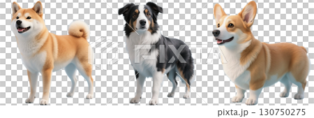 3種の中型犬 130750275