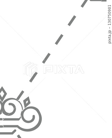 intricate decorative ornate cloud design with elegant patterns and flourishes 130750981