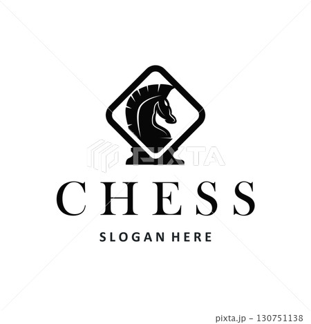 chess logo concept vintage retro game design miniature chess pawn design, silhouette concept symbol icon illustration vector and icon chess logo concept vintage retro game design miniature chess pawn design, silhouette concept symbol icon illustration vector and icon 130751138