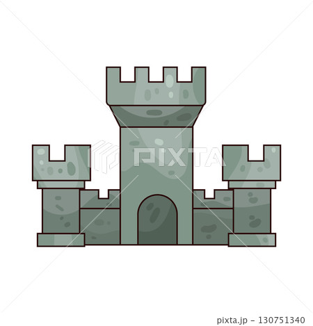 illustration of castle illustration of castle 130751340