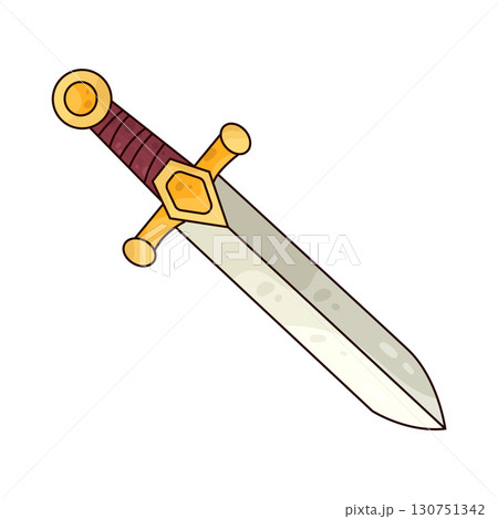illustration of sword illustration of sword 130751342