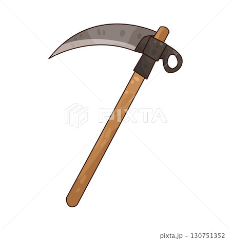 illustration of scythe 130751352