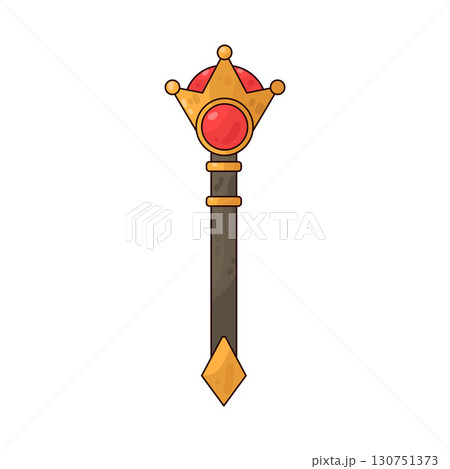illustration of scepter 130751373