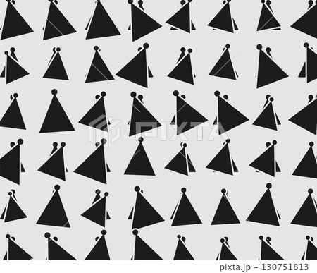 abstract triangle pattern with circle dots black and white abstract triangle pattern with circle dots black and white 130751813