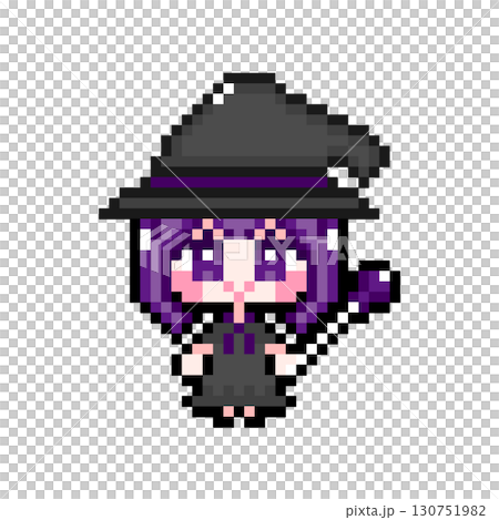 像素藝術人物女巫服裝短髮女孩01(7) 像素藝術人物女巫服裝短髮女孩01(7) 130751982