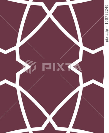 abstract geometric pattern with interconnected white lines on a purple background 130752249