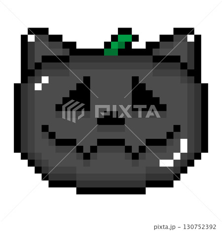 ドット絵小物 猫耳ジャック・オー・ランタン (7) 130752392