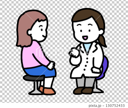 Female doctor interview 130752433