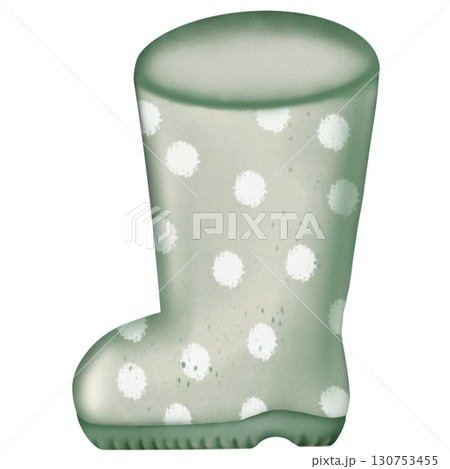 Colorful illustration of pumpkins and autumn leaves in warm shades and element perfect for seasonal decorations and fall themes.  130753455